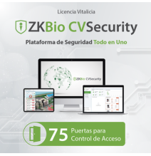 ZKTECO ZKCVACP75 ZKCVACP75 Licencia para ZKBio CVsecurity permite gestionar hasta 75