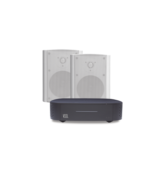 VSSL A1X2OLW A1X/2OLW KIT Amplificador VSSL A1X | 2 Bocinas para Montaje Superficial