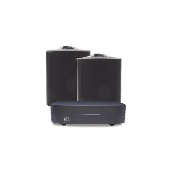 VSSL A1X2OLB A1X/2OLB KIT Amplificador VSSL A1X | 2 Bocinas para Montaje Superficial