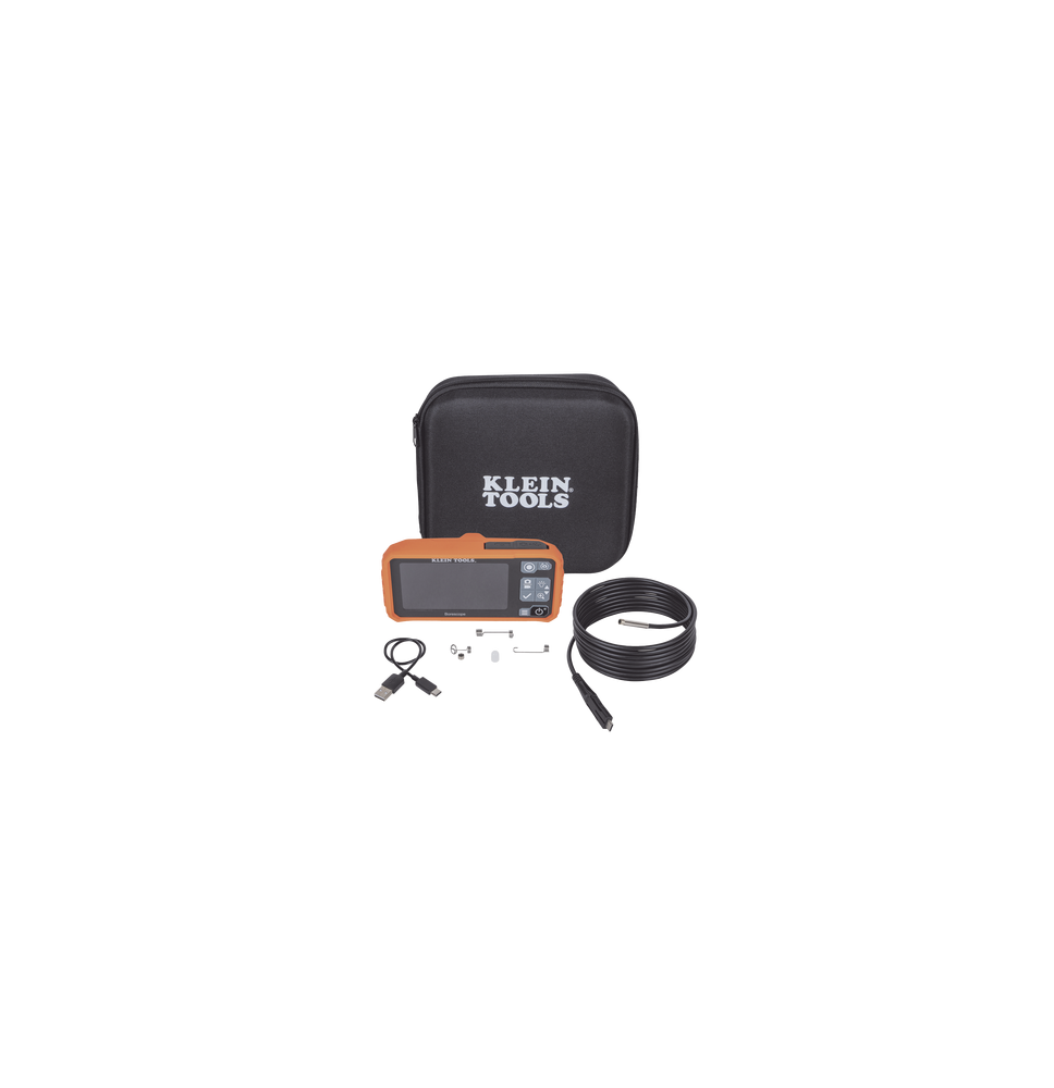 KLEIN TOOLS ET17 ET17 Cámara Boroscopio de Inspección 5.5mm 720p USB-C LCD 4.3 Colo KLEIN TOOLS ET17 ET17 Cámara Boroscopio de Inspección 5.5mm 720p USB-C LCD 4.3 Colo