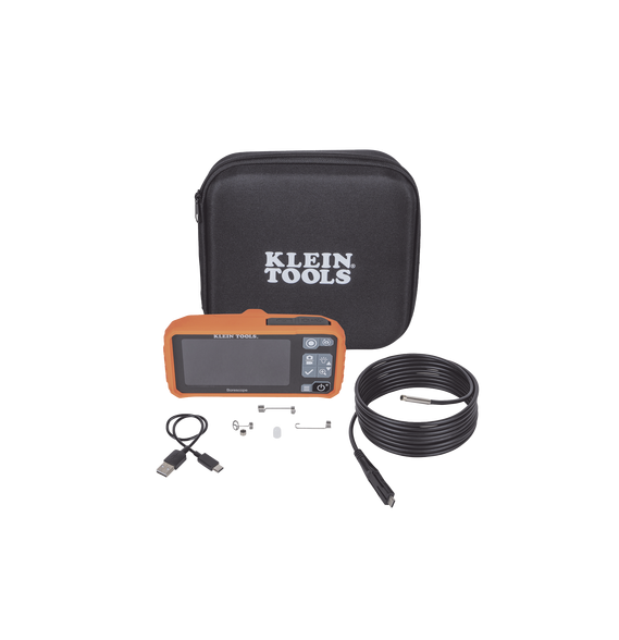 KLEIN TOOLS ET17 ET17 Cámara Boroscopio de Inspección 5.5mm 720p USB-C  LCD 4.3  Colo