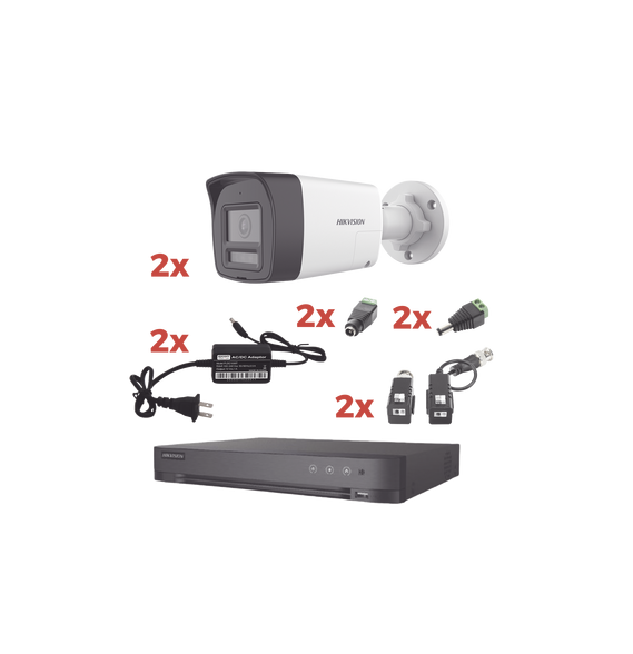 HIKVISION KH1080P2BTWA KH-1080P-2B-TWA Kit Audio Bidireccional TurboHD 1080p / DVR 4