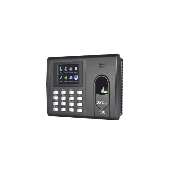 ZKTECO K30 K-30 Checador de Huella y Tarjetas para Tiempo y Asistencia con Batería de