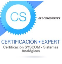 Syscom EXPERTCS EXPERTCS Certificación SYSCOM. Sistemas Analógicos.