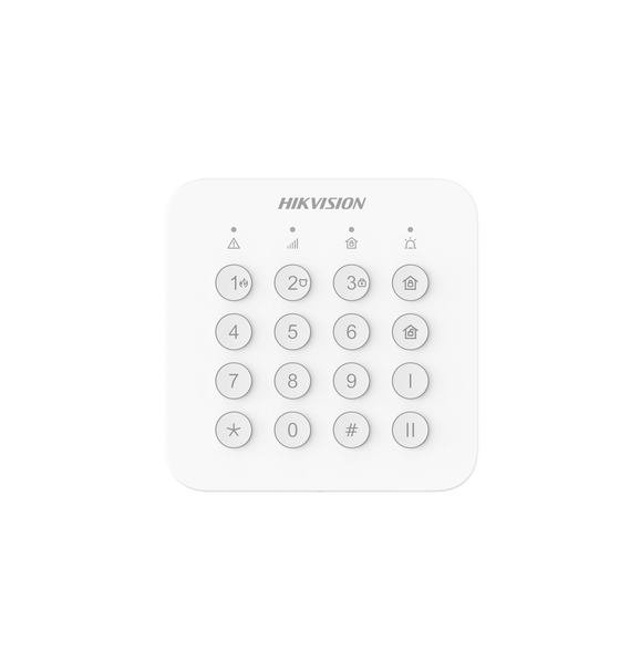 HIKVISION DSPK201BWB DS-PK201B-WB (AX HOME) Teclado Inalámbrico para Armado y Desarma
