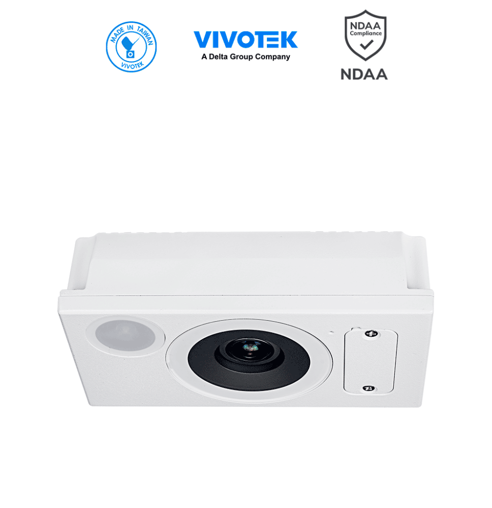 VIVOTEK SC9133 - Cámara IP 2 MP para conteo de personas en transportes con tecnología