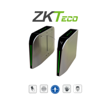 ZKTECO FBL300 - Barrera Peatonal Tipo Flap Bidirecc. / 2 Chasis Acero SUS304// Aleta