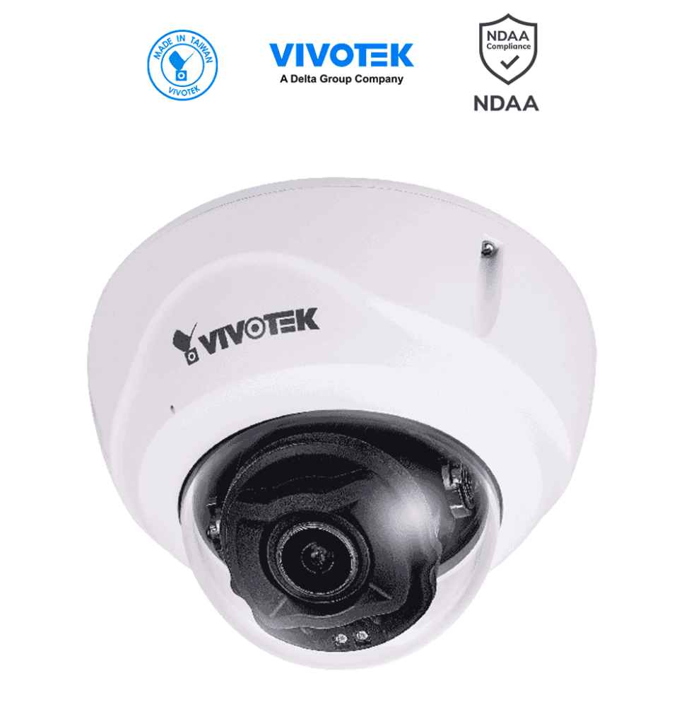 VIVOTEK FD9387-FR-v2 - Cámara IP domo exterior antivandálica 5 MP  reconocimiento fac