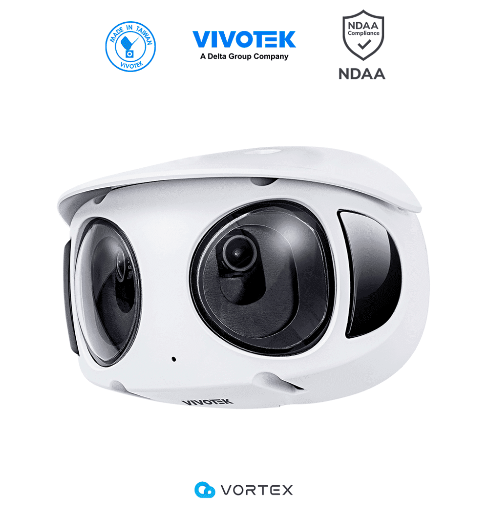 VIVOTEK MS930-EHV - Cámara IP VORTEX Premium Series panorámica 180 exterior  8 MP (4