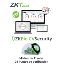 ZKTECO ZKBIOCVPATP25 - Modulo Vitalicio de Sistema de Patrullaje en BioCVSecurity / p