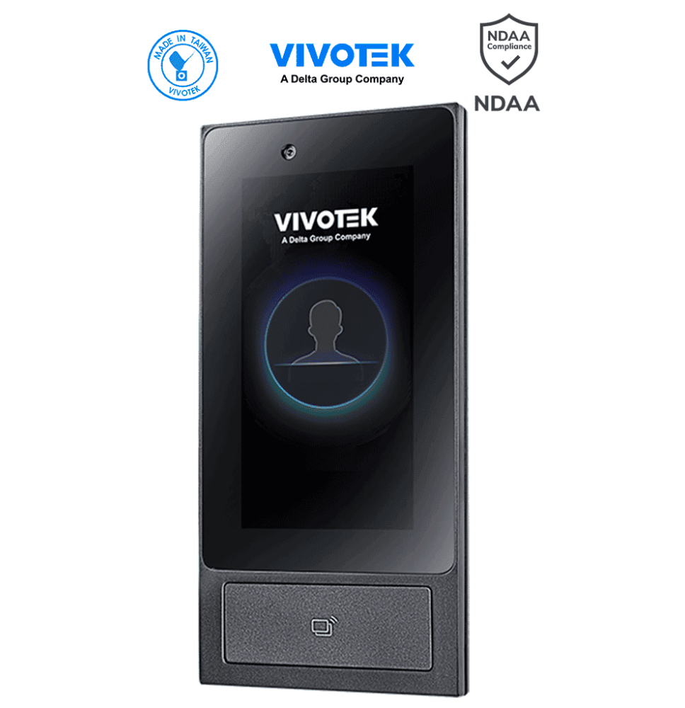 VIVOTEK FT9361-R - Terminal de reconocimiento facial para control de acceso  50 000 u