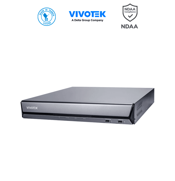 VIVOTEK ND9442P -  Grabador NVR 16 Canales  16 Puertos PoE  4 Bahias de Discos  Deep
