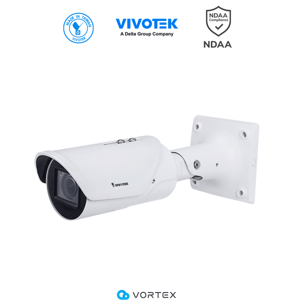 VIVOTEK IB837-HT - Cámara IP VORTEX Premium Series bullet exterior 5 MP  con lente va