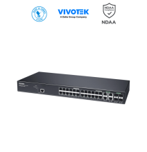 VIVOTEK AW-GEV-288A-370 - Switch PoE Administrable 24 puertos Gigabit  20 x GbE Poe 3