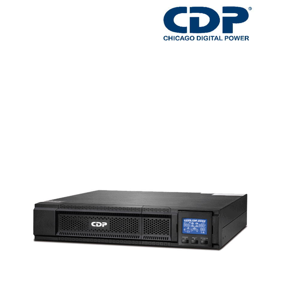 CDP UPO11-2RT - UPS / 2000VA / 1800W / Rackeable / 8 Terminales de salida / Puertos d