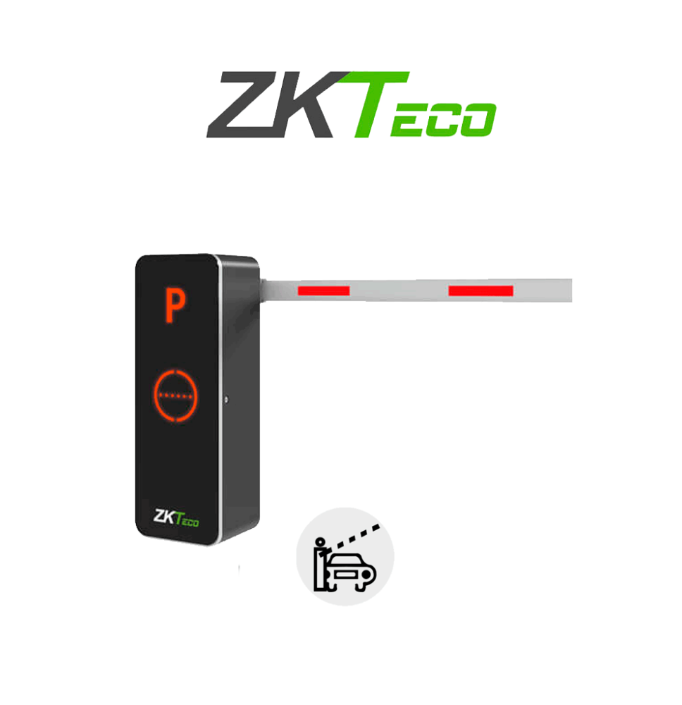 ZKTECO BGM1030L - Barrera Vehicular / Brazo Recto Dirección Ajustable / 3 Metros / Ga