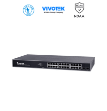 VIVOTEK AW-GEV-267A-370 - VIVOCAM Switch PoE Administrable L2+ con 24 puertos PoE GE