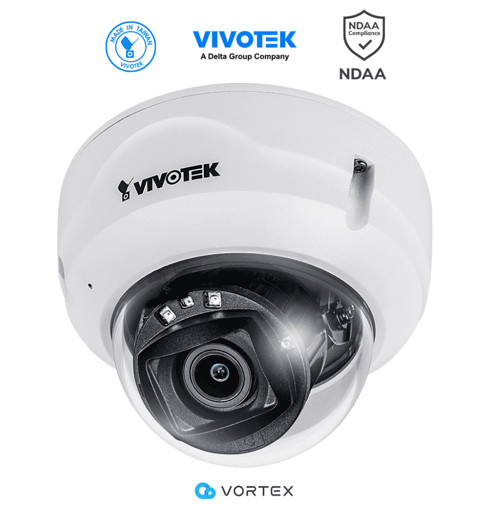 VIVOTEK FD839-EHTV - Cámara IP VORTEX Essential Series domo exterior 5 MP  lente vari