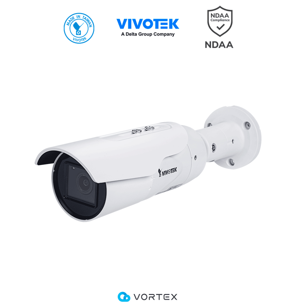 VIVOTEK IB839-EHT - Cámara IP VORTEX Essential Series bullet exterior 5 MP  con lente