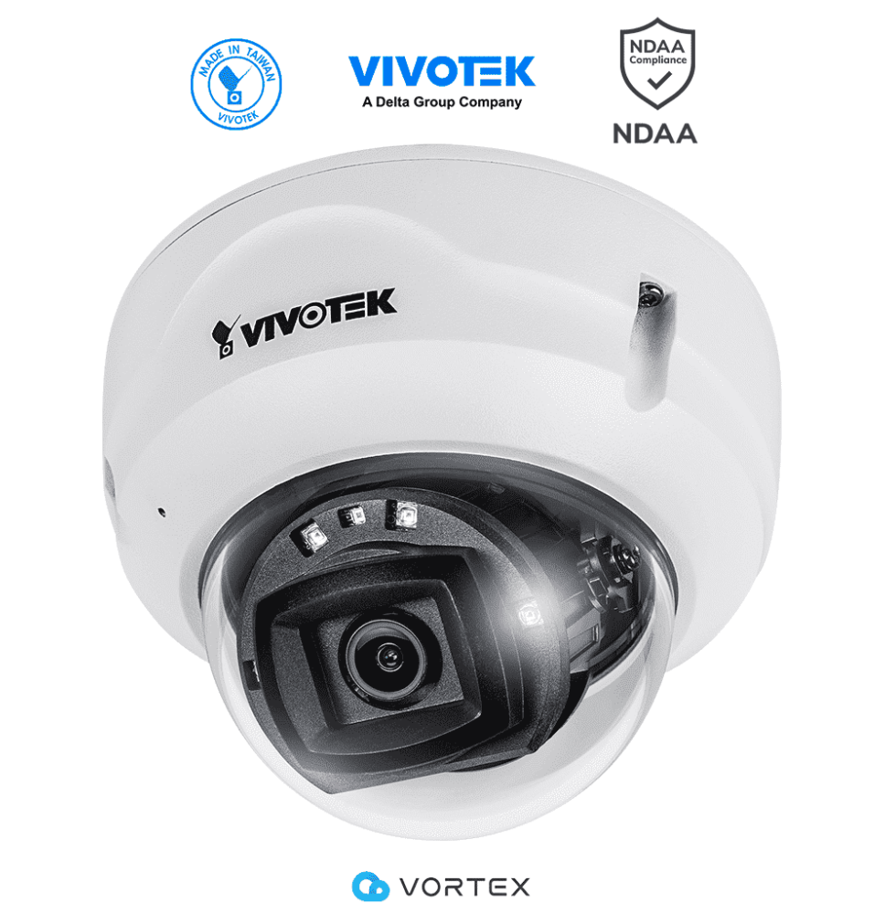 VIVOTEK FD839-EHV - Camara IP VORTEX Essential Series Domo Exterior 5 MP  Lente Fijo