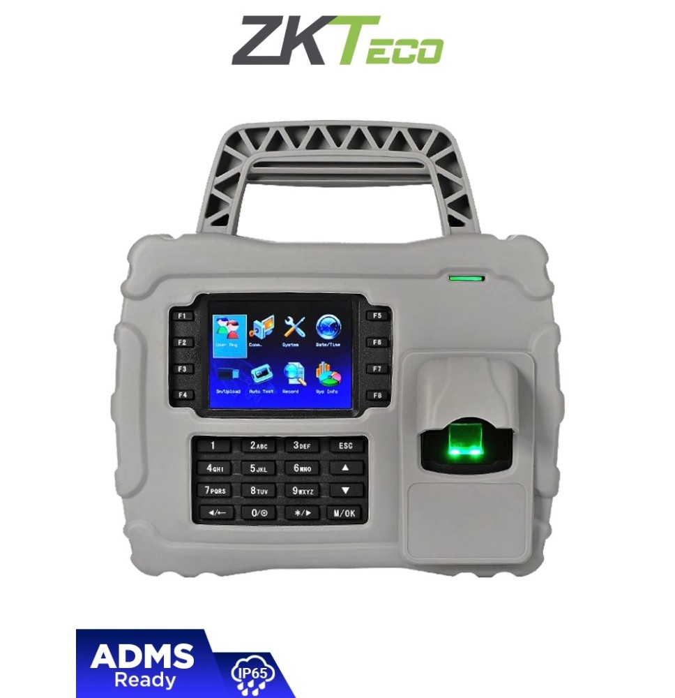 ZKTECO S922ID4G - Control de Asistencia Portátil de Uso Rudo con Huella Digital BioID