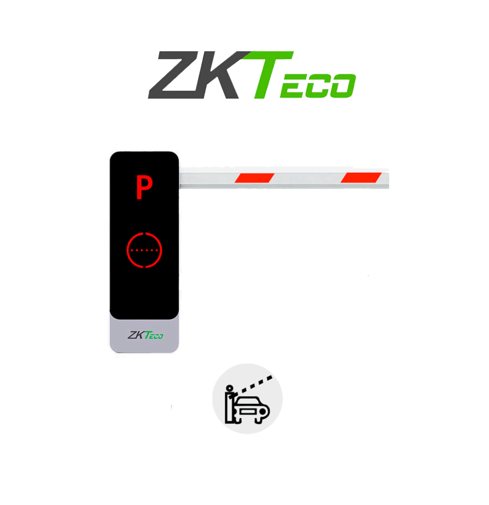 ZKTECO BG1030L - Barrera vehicular de brazo recto / izquierda o derecha / bidireccion