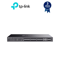 TP-LINK - TL-SG3428XF - Switch TP-Link JetStream TL-SG3428XF  24 Puertos L2+ SFP y 4