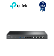 TP-LINK  ER8411 - Router VPN Omada  1 puerto WAN 10G SFP+  1 puerto WAN/LAN 10G SFP+