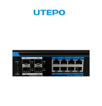 UTEPO UTP7308GEPOE - Switch industrial Gigabit PoE administrable  L2  8 puertos PoE G