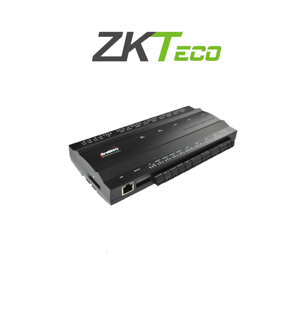 ZKTECO INBIO460 - Control de Acceso para 4 Puertas / 4 Lectoras / 3000 Huellas / 1000