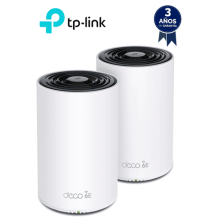 TP-LINK - DECO XE75(2-Pack) / Sistema Wi-Fi 6E Mesh AI Triple Banda AXE5400 / Paquete