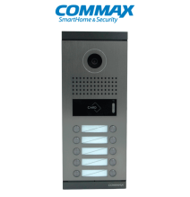 COMMAX DRC10MLRF1 - Frente de Calle para 10 Departamentos con Conexión Directa de 4 H