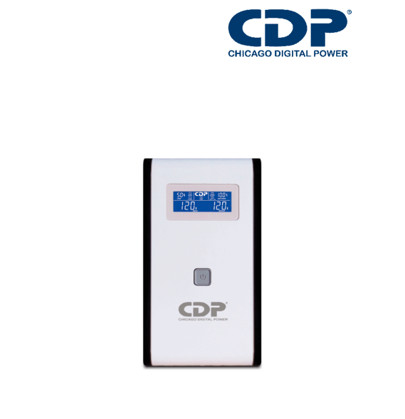 CDP R-Smart1510 - UPS de 1500VA / 900W con pantalla LCD  10 terminales de salida: 5 c