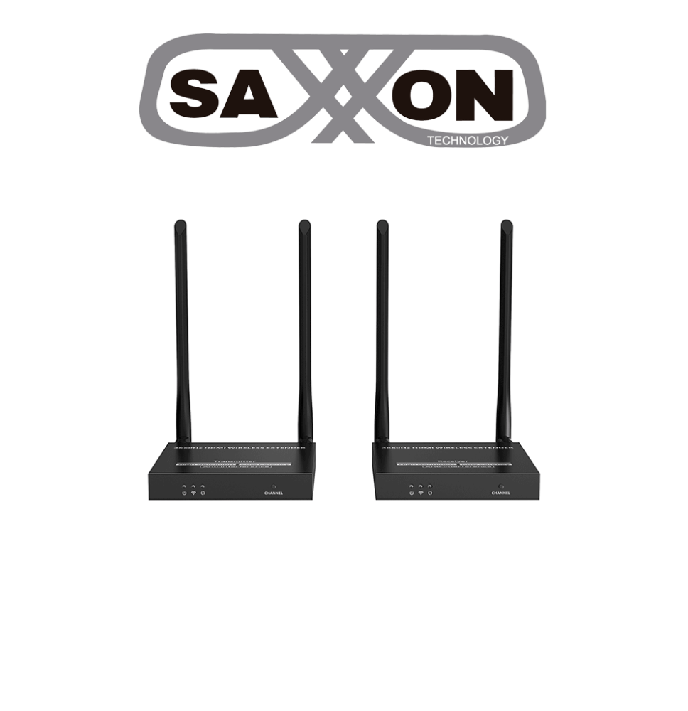 SAXXON LKV699- Extensor HDMI Inalámbrico IPCOLOR/ Resolución de hasta 4K@60Hz/ Frecue