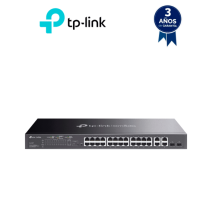 TP-LINK SL2428P - Switch PoE+ JetStream SDN administrable con 24 puertos 10/100 Mbps