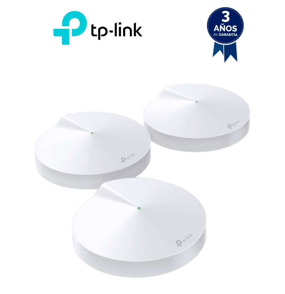 TP-LINK DECO M5 (3-Pack)- Kit de 3 routers MESH para hogar de doble banda Wi-Fi 5 AC1