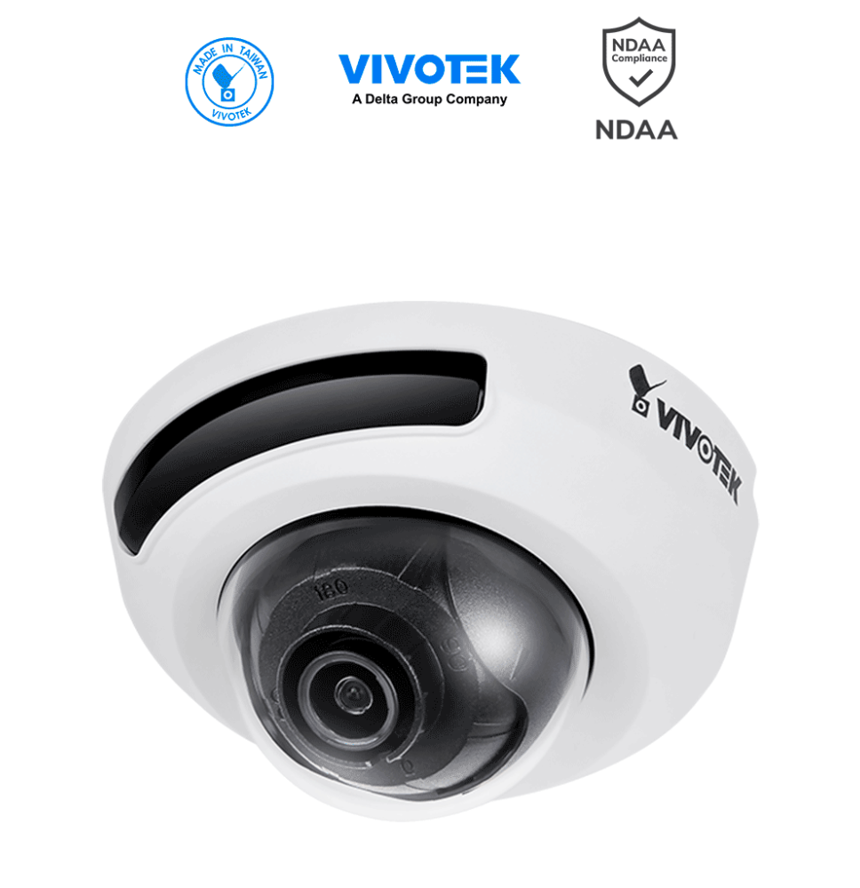 VIVOTEK FD9166-HN  - Cámara IP domo interior 2 MP  lente fijo 2.8mm  IR invisibles 10