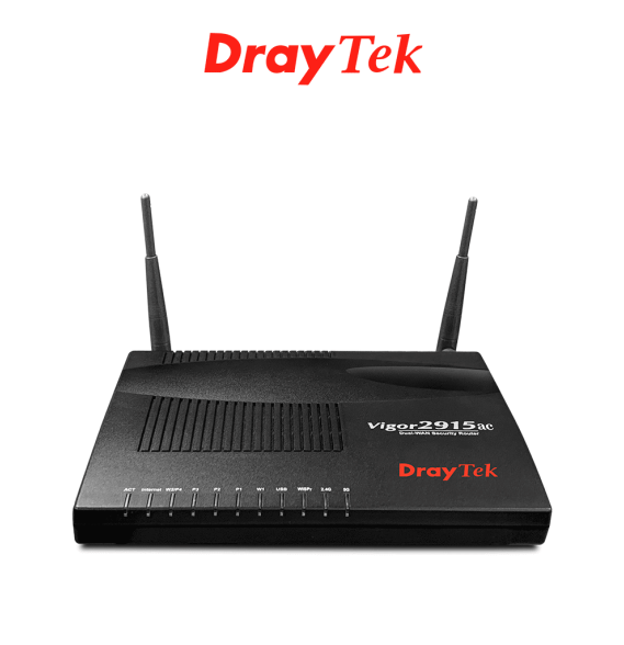 DRAYTEK VIGOR2915AC - Ruteador inalámbrico Multi-WAN balanceador de cargas  2 puertos