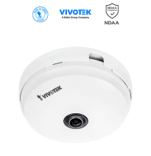 VIVOTEK FE9180-H - Cámara IP fisheye interior 5 MP  visión hemisférica 360  Smart St