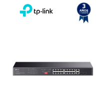 TP-LINK TL-SG1218MP - Switch no administrable de 16 puertos 10/100/1000Mbps y PoE af/