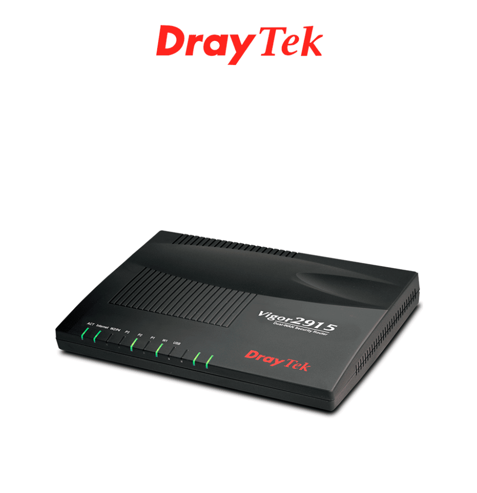 DRAYTEK VIGOR2915 - Ruteador Multi-WAN balanceador de cargas  2 puertos WAN Gigabit R