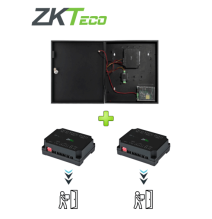 ZKTECO C2260BP - Paquete de Panel de Control de Acceso para 2 puertas con Gabinete Me