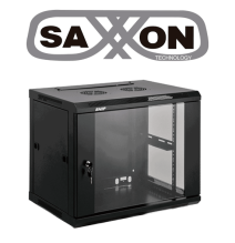 SAXXON SA660901 - Gabinete de pared de 9 UR  fijo  capacidad de carga de 60 Kg. Dimen