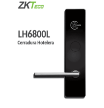 ZKTECO LH6800L- Cerradura Izquierda para Hotel con Tecnología MIFARE 13.56 MHz  Compa