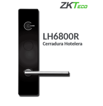 ZKTECO LH6800R- Cerradura derecha para hotel / MIFARE 13.56 Mhz / 35 a 45 mm grosor d