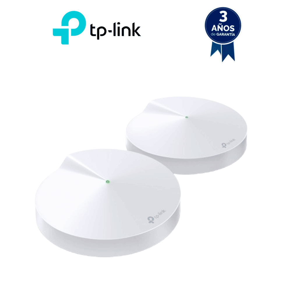 TP-LINK DECO M5 (2-Pack)- Kit de 2 routers MESH para hogar de doble banda Wi-Fi 5 AC1