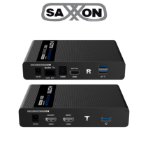 SAXXON LKV676KVM-PI - Kit extensor de video HDMI IPCOLOR/ Resolucion 4K @ 30 Hz/ Hast