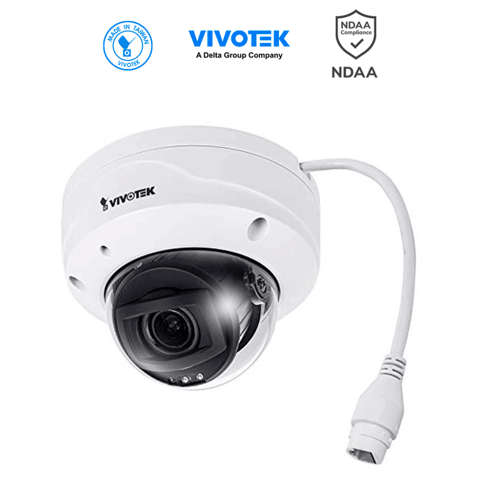 VIVOTEK FD9388-HTV - Cámara IP domo exterior 5 MP  lente varifocal remoto 2.8-12mm  H