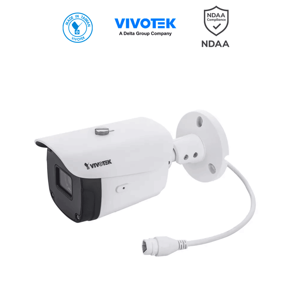 VIVOTEK IB9388-HT - Cámara IP bullet exterior 5 MP  lente varifocal remoto 2.8-12mm