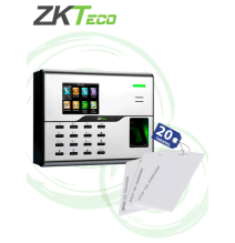 ZKTECO UA860IDCARDPAK - Control de Acceso y Asistencia Simple con 20 tarjetas de prox